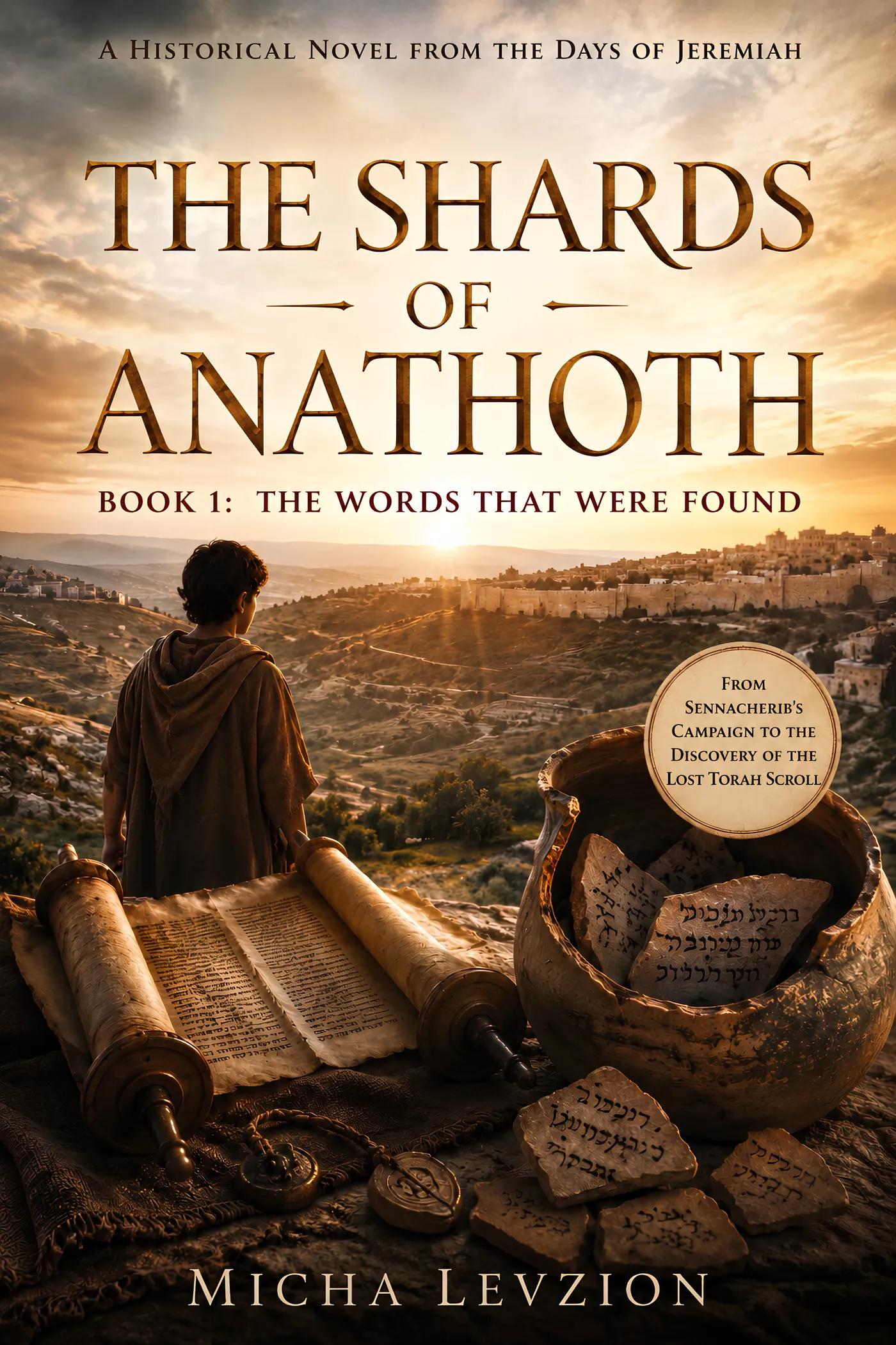 Cover: The Shards of Anathoth, Book 1, The Words That Were Found, by Micha Levzion